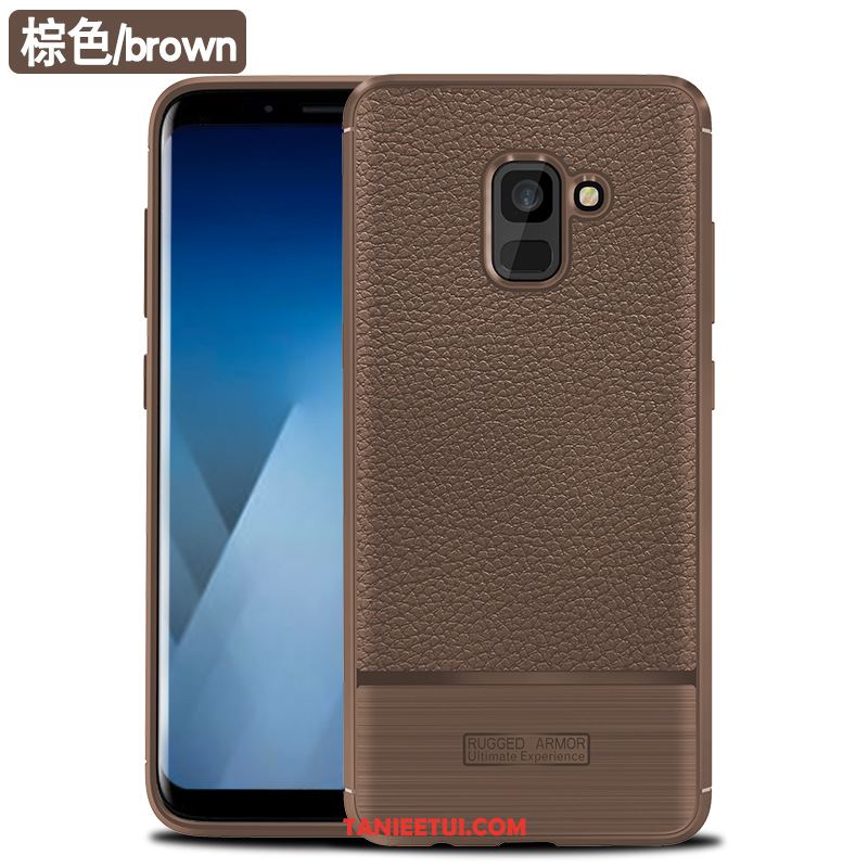 Etui Samsung Galaxy A8 2018 Telefon Komórkowy Gwiazda Miękki, Futerał Samsung Galaxy A8 2018 All Inclusive Anti-fall Czarny