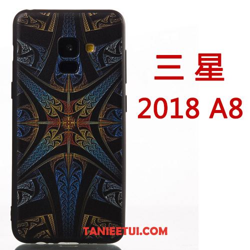 Etui Samsung Galaxy A8 2018 Wiszące Ozdoby Kreskówka Kreatywne, Futerał Samsung Galaxy A8 2018 Osobowość Telefon Komórkowy Silikonowe