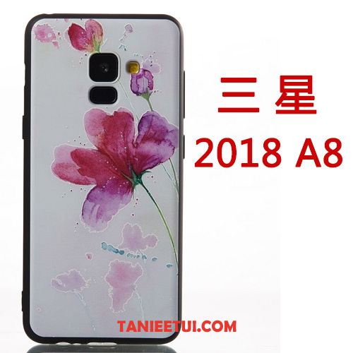 Etui Samsung Galaxy A8 2018 Wiszące Ozdoby Kreskówka Kreatywne, Futerał Samsung Galaxy A8 2018 Osobowość Telefon Komórkowy Silikonowe