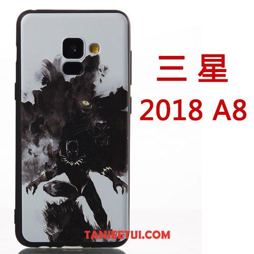 Etui Samsung Galaxy A8 2018 Wiszące Ozdoby Kreskówka Kreatywne, Futerał Samsung Galaxy A8 2018 Osobowość Telefon Komórkowy Silikonowe