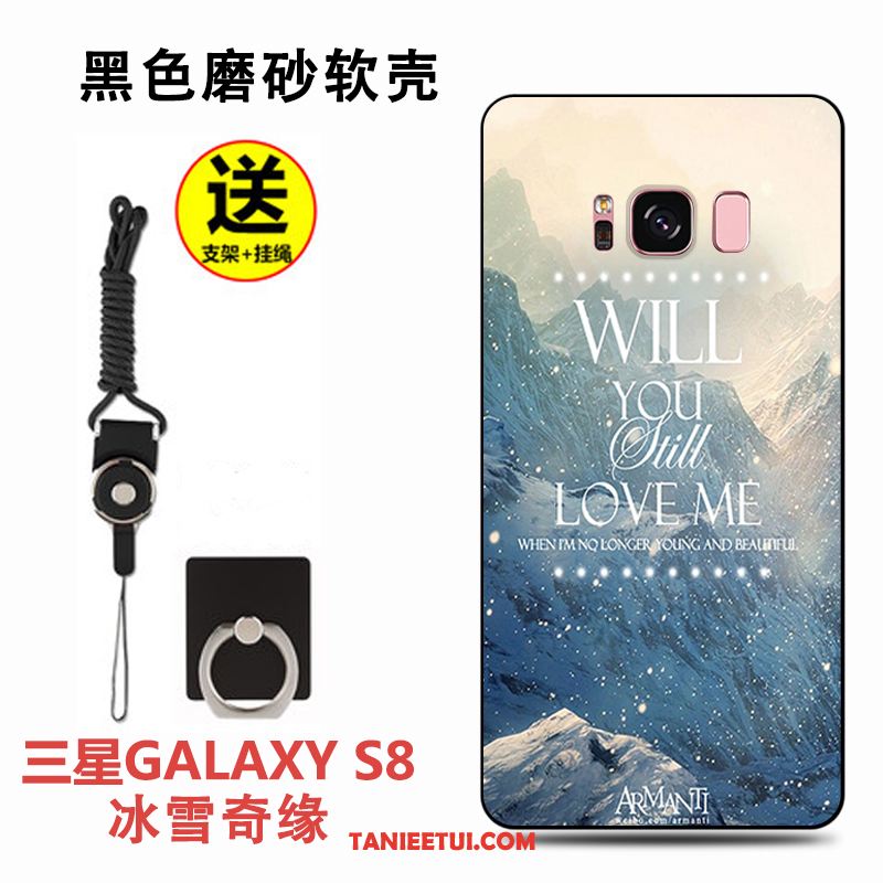 Etui Samsung Galaxy A8 Czarny Modna Marka Kreskówka, Obudowa Samsung Galaxy A8 Ochraniacz Silikonowe Lekki I Cienki