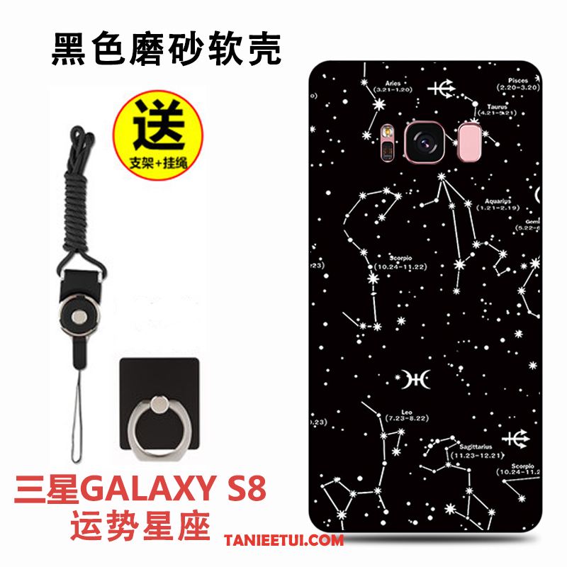 Etui Samsung Galaxy A8 Czarny Modna Marka Kreskówka, Obudowa Samsung Galaxy A8 Ochraniacz Silikonowe Lekki I Cienki