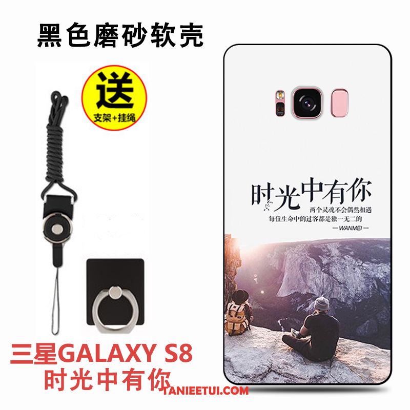 Etui Samsung Galaxy A8 Czarny Modna Marka Kreskówka, Obudowa Samsung Galaxy A8 Ochraniacz Silikonowe Lekki I Cienki