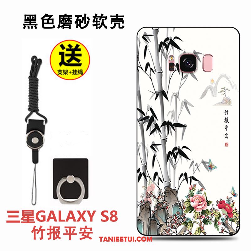 Etui Samsung Galaxy A8 Czarny Modna Marka Kreskówka, Obudowa Samsung Galaxy A8 Ochraniacz Silikonowe Lekki I Cienki