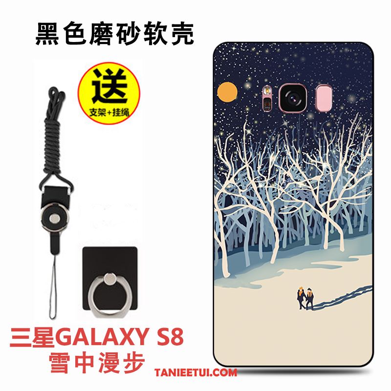 Etui Samsung Galaxy A8 Czarny Modna Marka Kreskówka, Obudowa Samsung Galaxy A8 Ochraniacz Silikonowe Lekki I Cienki