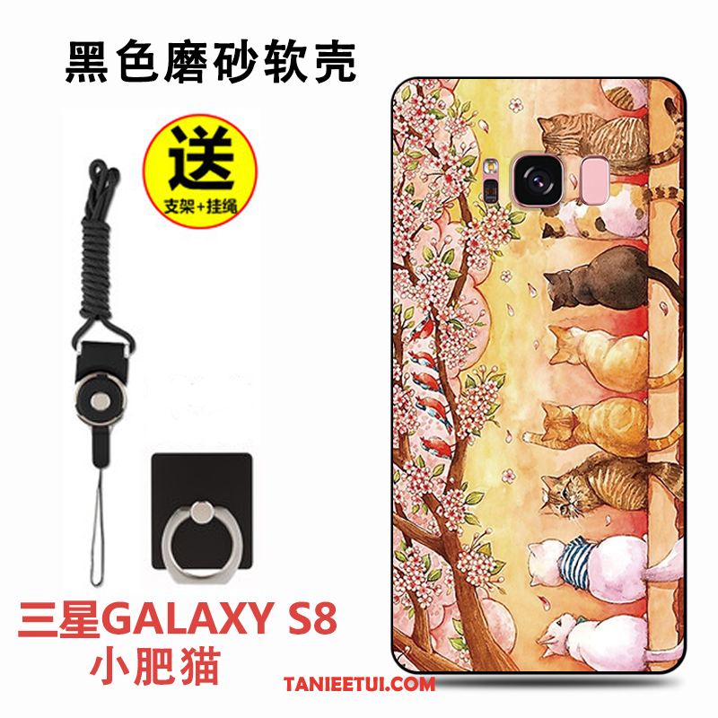 Etui Samsung Galaxy A8 Czarny Modna Marka Kreskówka, Obudowa Samsung Galaxy A8 Ochraniacz Silikonowe Lekki I Cienki