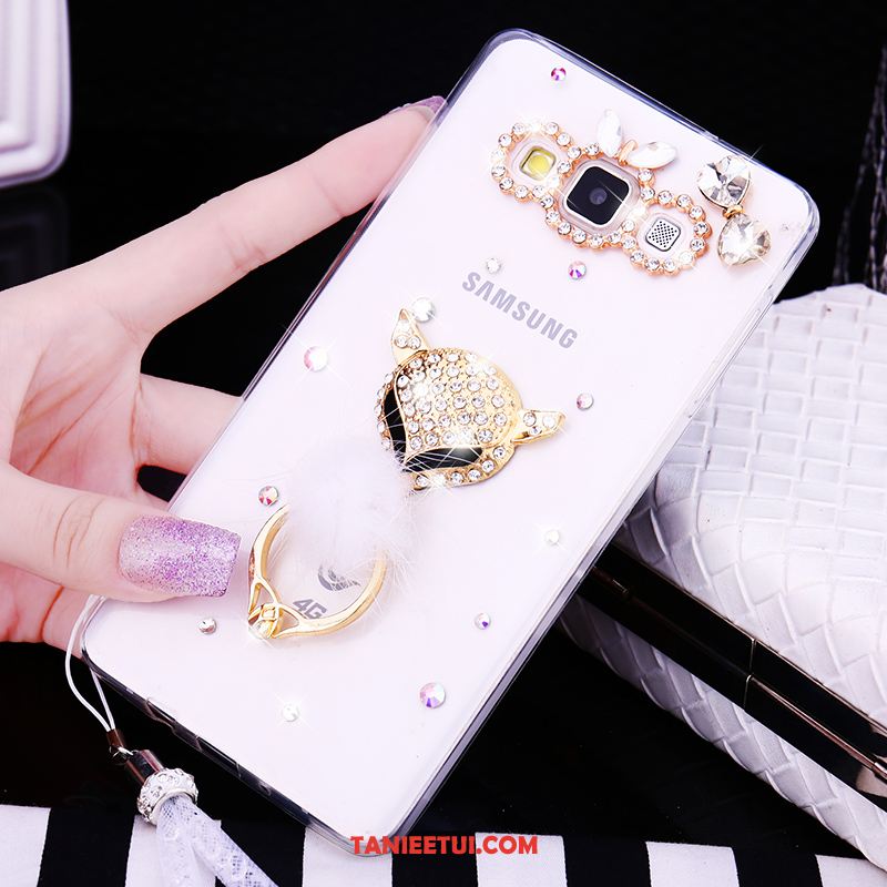 Etui Samsung Galaxy A8 Gwiazda Anti-fall Telefon Komórkowy, Pokrowce Samsung Galaxy A8 Pawie Ring Wiszące Ozdoby Champagner Farbe