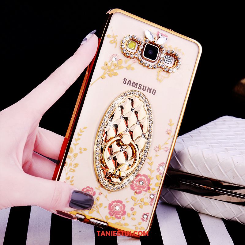 Etui Samsung Galaxy A8 Gwiazda Złoto Telefon Komórkowy, Futerał Samsung Galaxy A8 Silikonowe Ochraniacz Luksusowy
