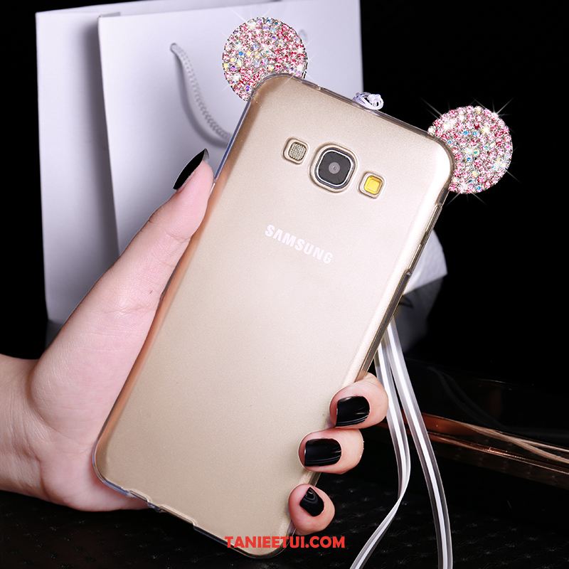 Etui Samsung Galaxy A8 Kreskówka Kolor Biały, Obudowa Samsung Galaxy A8 Telefon Komórkowy Gwiazda Miękki