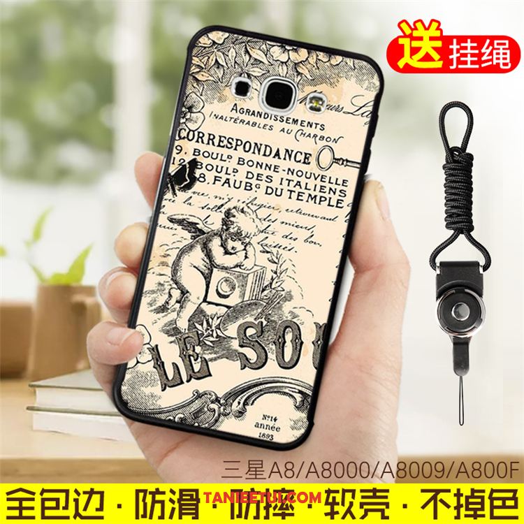 Etui Samsung Galaxy A8 Niebieski Gwiazda Kreskówka, Futerał Samsung Galaxy A8 All Inclusive Miękki Wiszące Ozdoby