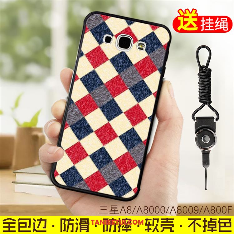 Etui Samsung Galaxy A8 Niebieski Gwiazda Kreskówka, Futerał Samsung Galaxy A8 All Inclusive Miękki Wiszące Ozdoby