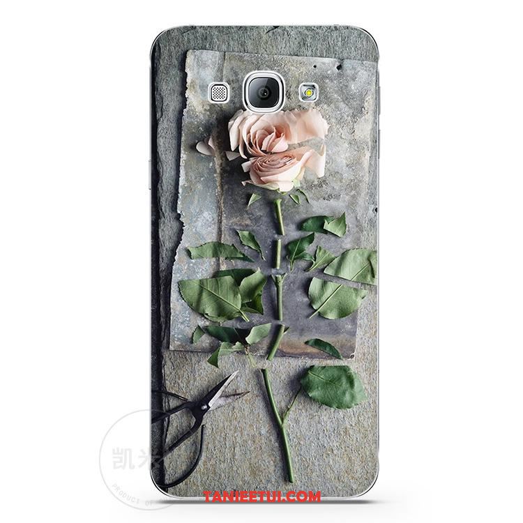 Etui Samsung Galaxy A8 Silikonowe Ochraniacz Kwiatowa, Obudowa Samsung Galaxy A8 Różowe Lekki I Cienki Anti-fall