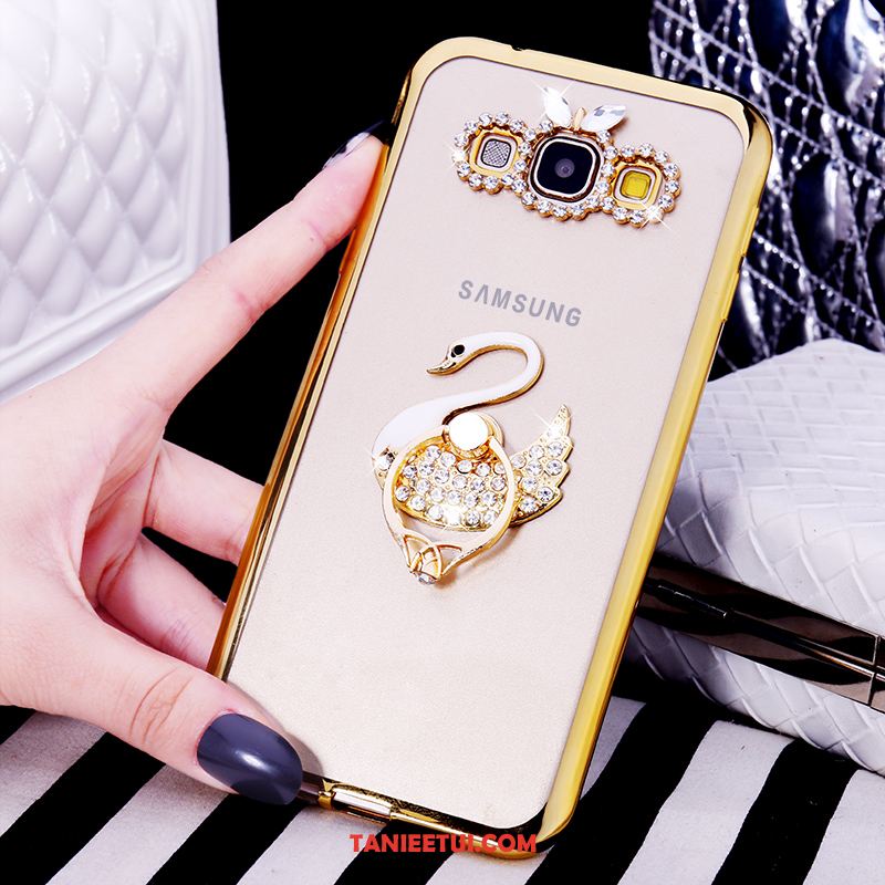 Etui Samsung Galaxy A8 Silikonowe Wspornik Różowe, Obudowa Samsung Galaxy A8 Telefon Komórkowy Ring Gwiazda