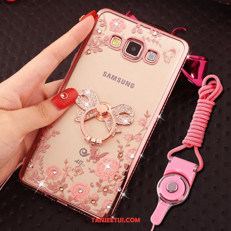Etui Samsung Galaxy A8 Telefon Komórkowy Gwiazda Ochraniacz, Futerał Samsung Galaxy A8 Złoto Silikonowe