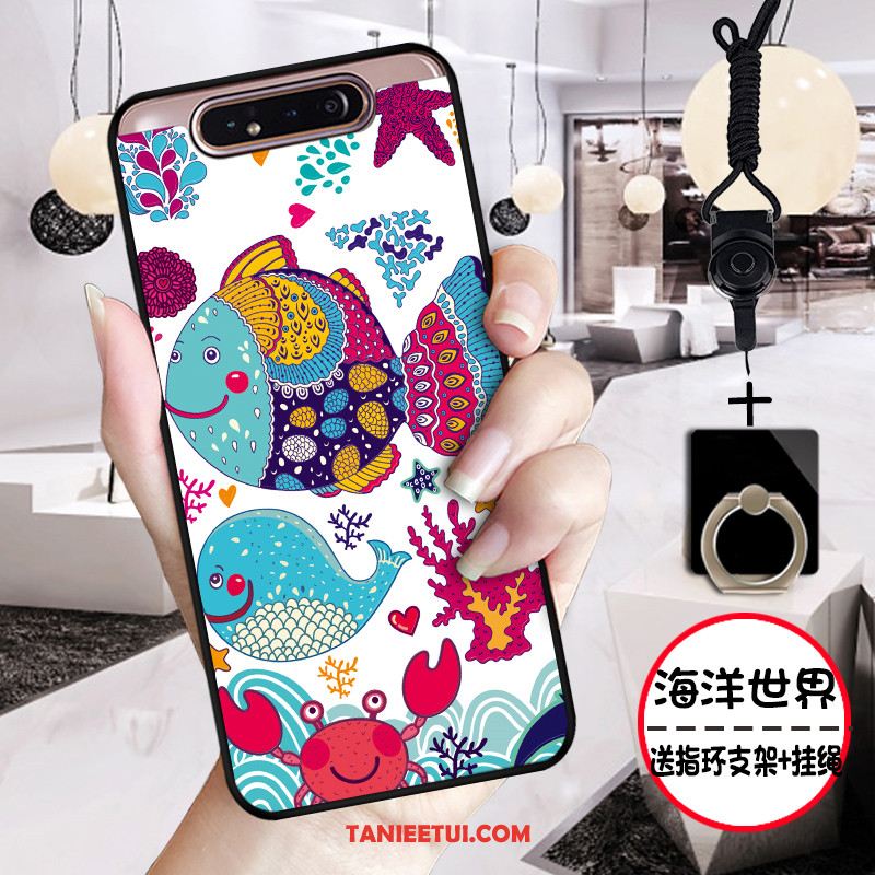 Etui Samsung Galaxy A80 Ochraniacz Anti-fall Miękki, Obudowa Samsung Galaxy A80 Piękny Relief Gwiazda