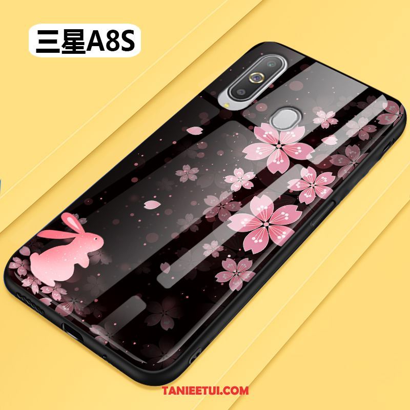 Etui Samsung Galaxy A8s All Inclusive Kwiaty Telefon Komórkowy, Obudowa Samsung Galaxy A8s Anti-fall Czarny Szkło