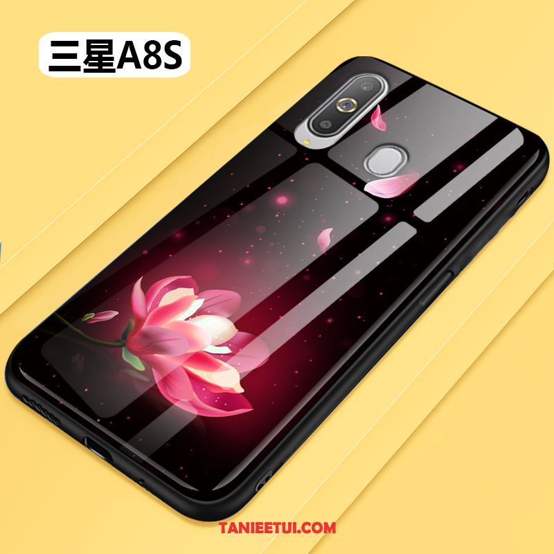 Etui Samsung Galaxy A8s All Inclusive Kwiaty Telefon Komórkowy, Obudowa Samsung Galaxy A8s Anti-fall Czarny Szkło