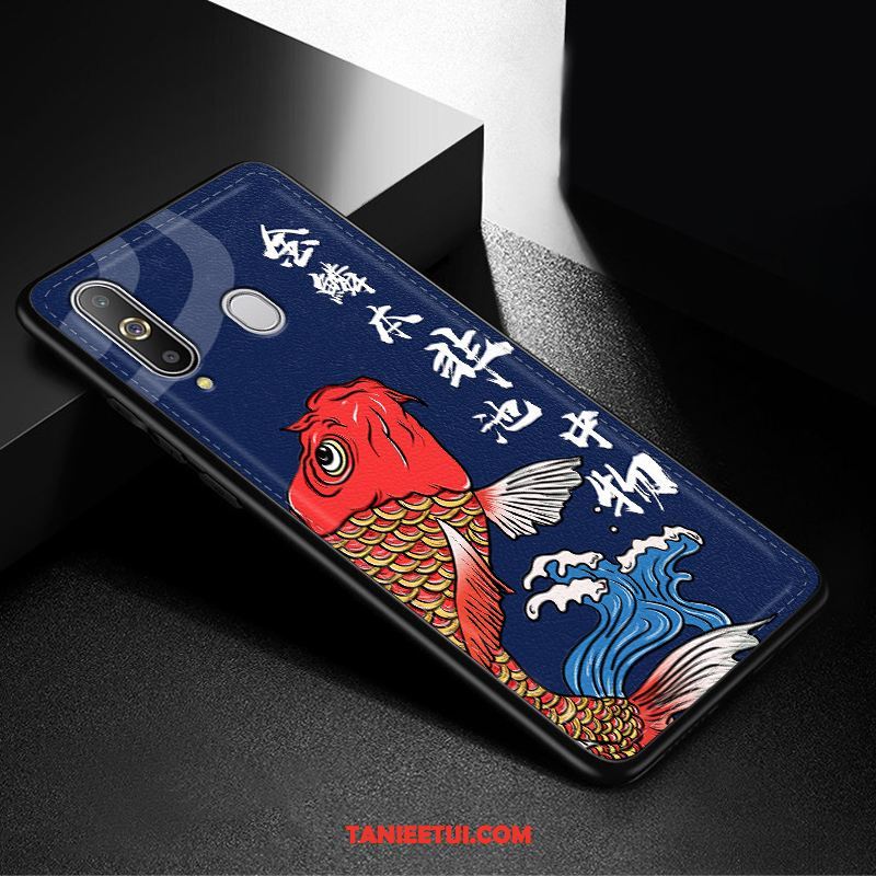 Etui Samsung Galaxy A8s Anti-fall Silikonowe Relief, Obudowa Samsung Galaxy A8s Cienkie Moda Chiński Styl