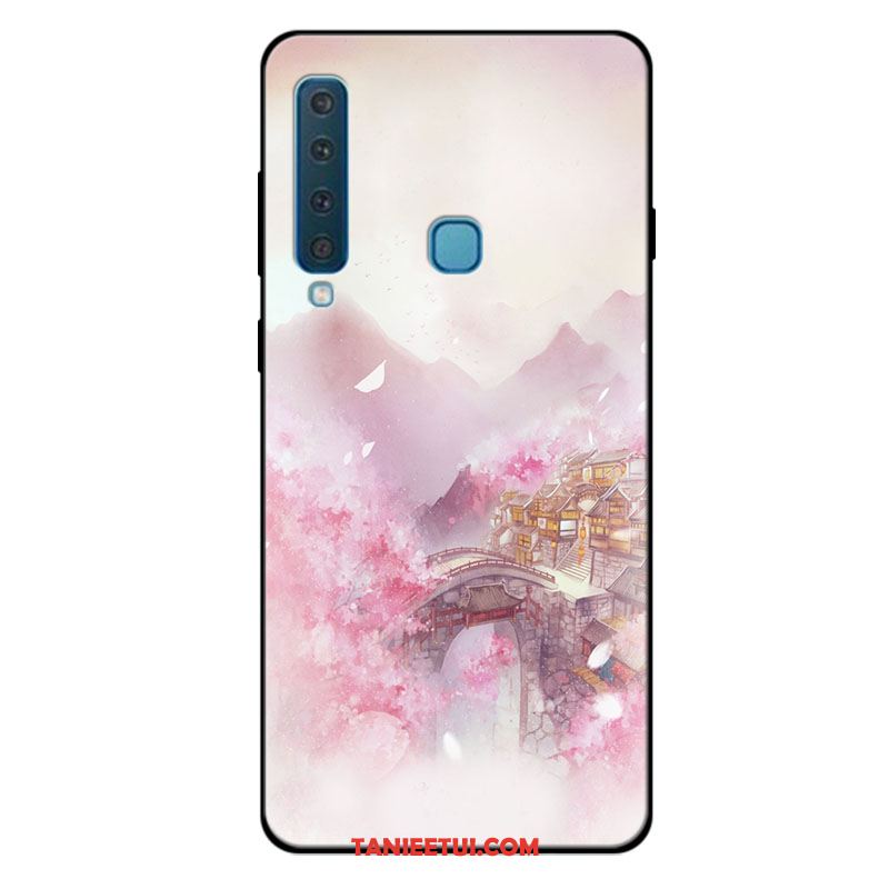 Etui Samsung Galaxy A9 2018 Czerwony Anti-fall All Inclusive, Futerał Samsung Galaxy A9 2018 Miękki Świeży Silikonowe