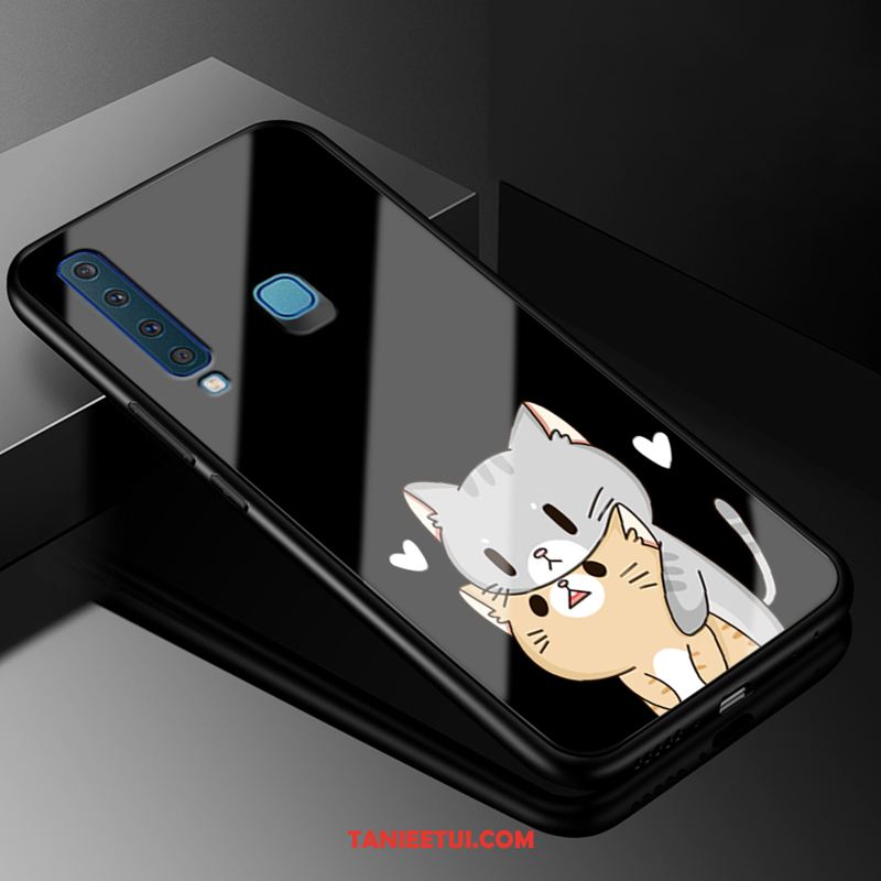 Etui Samsung Galaxy A9 2018 Gazy Proste Szkło, Futerał Samsung Galaxy A9 2018 Telefon Komórkowy Czerwony Gwiazda