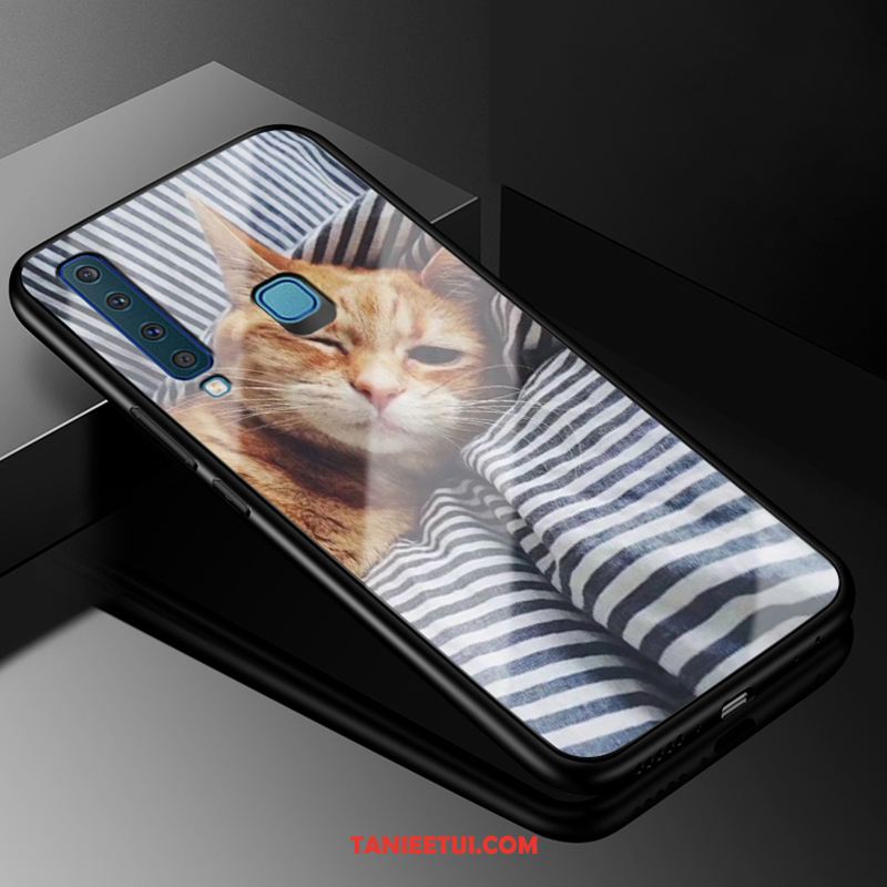 Etui Samsung Galaxy A9 2018 Zakochani Niebieski Tendencja, Obudowa Samsung Galaxy A9 2018 Miękki Ochraniacz All Inclusive