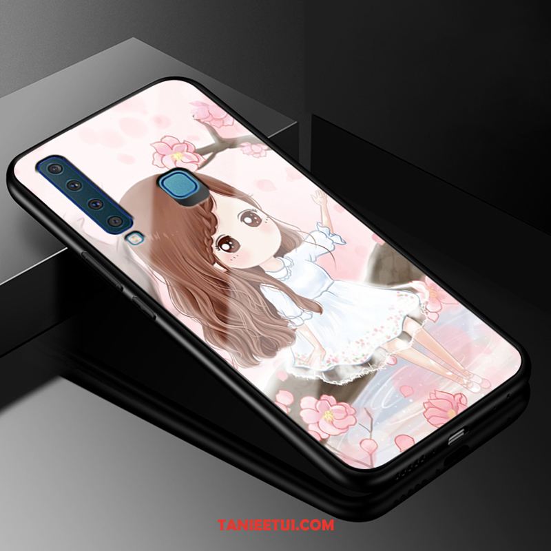 Etui Samsung Galaxy A9 2018 Zakochani Niebieski Tendencja, Obudowa Samsung Galaxy A9 2018 Miękki Ochraniacz All Inclusive