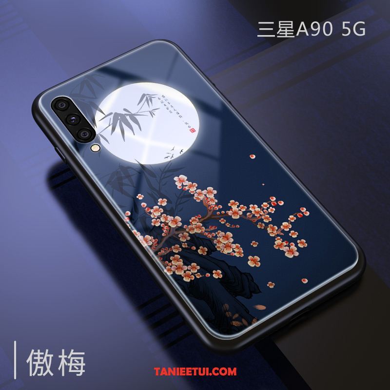 Etui Samsung Galaxy A90 5g Ochraniacz Lustro Wspornik, Futerał Samsung Galaxy A90 5g Wiatr Tendencja Gwiazda