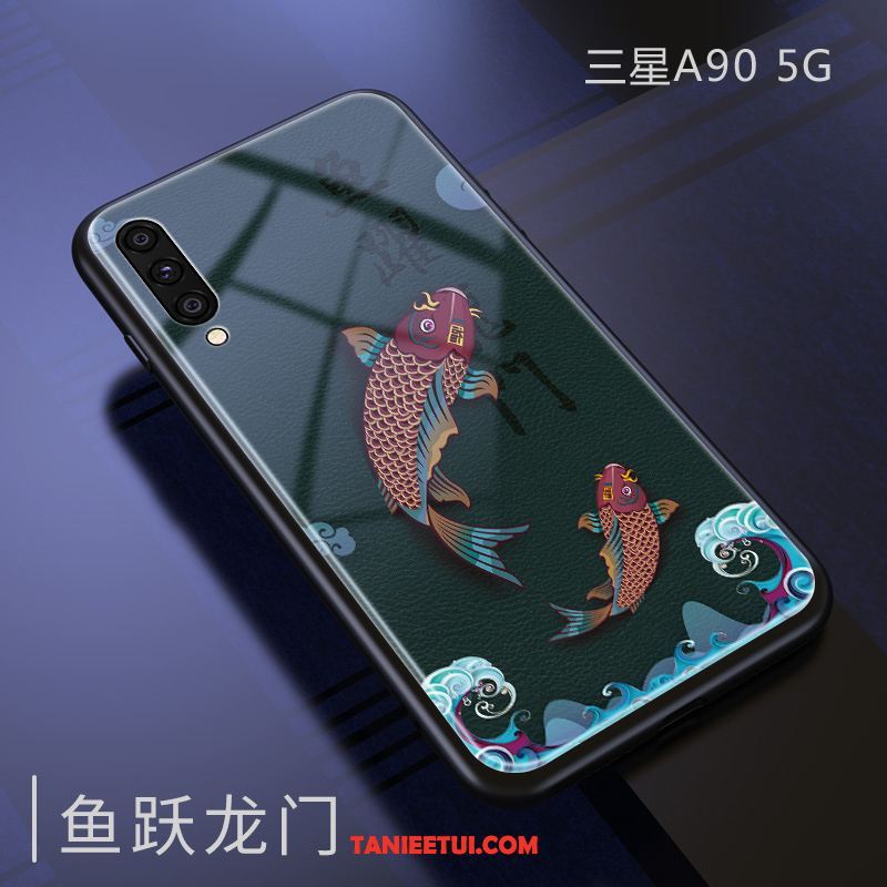 Etui Samsung Galaxy A90 5g Ochraniacz Lustro Wspornik, Futerał Samsung Galaxy A90 5g Wiatr Tendencja Gwiazda