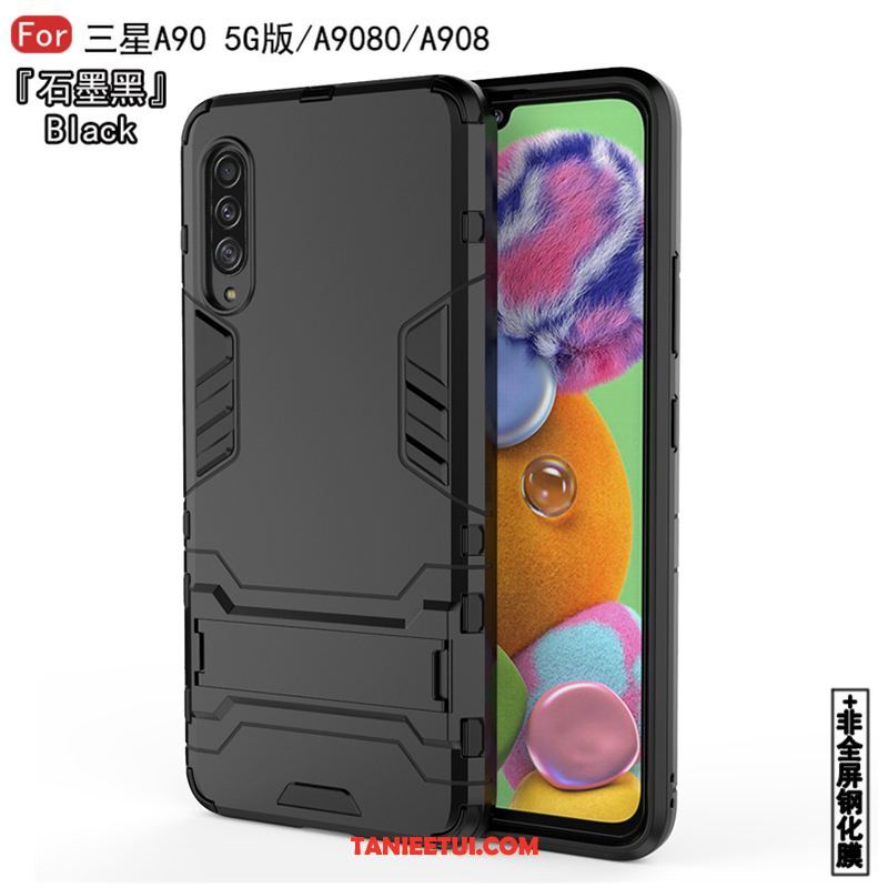 Etui Samsung Galaxy A90 5g Osobowość Biznes Wzór, Obudowa Samsung Galaxy A90 5g Telefon Komórkowy Ochraniacz All Inclusive