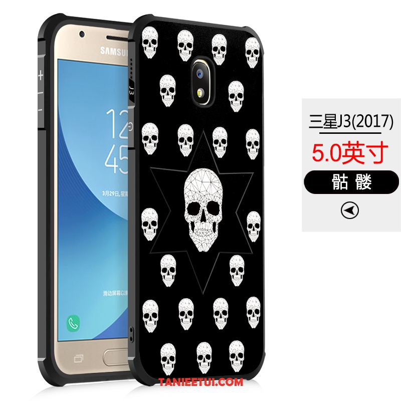 Etui Samsung Galaxy J3 2017 All Inclusive Gwiazda Telefon Komórkowy, Obudowa Samsung Galaxy J3 2017 Kreskówka Czarny Anti-fall