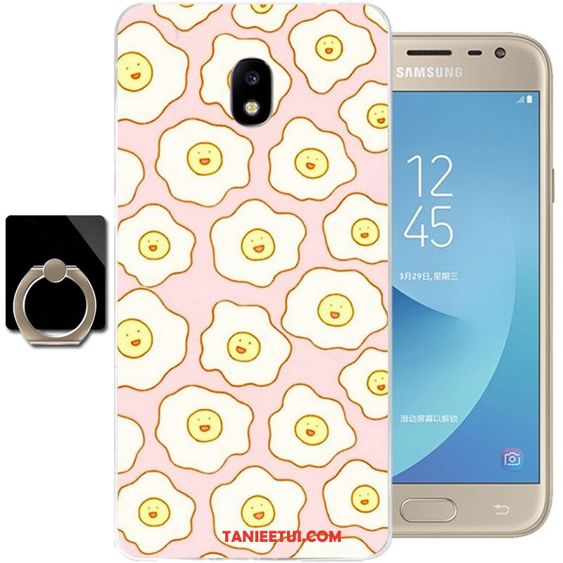 Etui Samsung Galaxy J3 2017 Anti-fall Kreskówka Ochraniacz, Obudowa Samsung Galaxy J3 2017 Czerwony Telefon Komórkowy Silikonowe