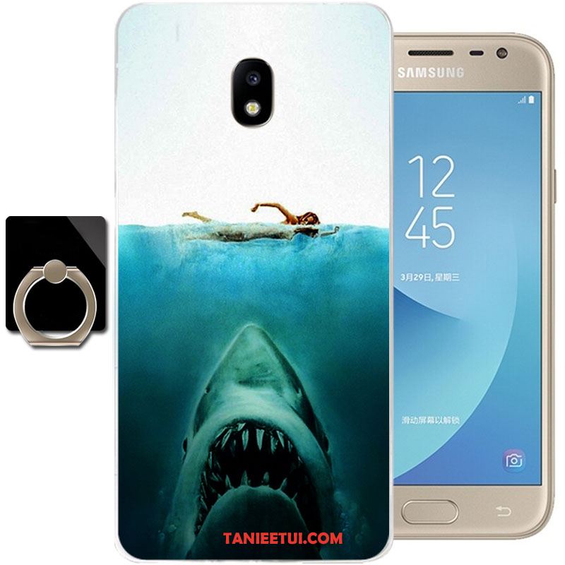 Etui Samsung Galaxy J3 2017 Anti-fall Kreskówka Ochraniacz, Obudowa Samsung Galaxy J3 2017 Czerwony Telefon Komórkowy Silikonowe