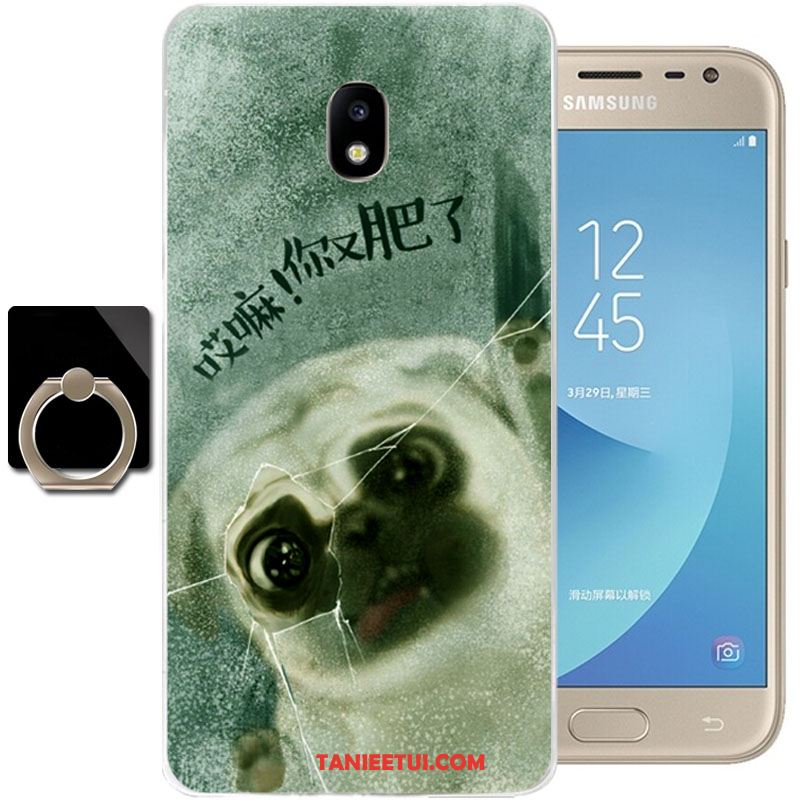 Etui Samsung Galaxy J3 2017 Anti-fall Kreskówka Ochraniacz, Obudowa Samsung Galaxy J3 2017 Czerwony Telefon Komórkowy Silikonowe