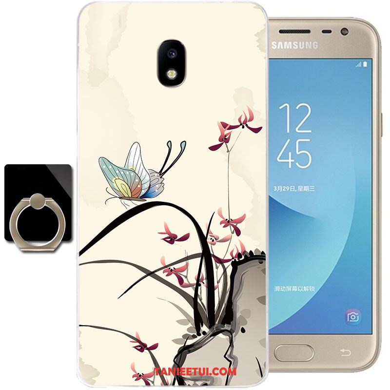 Etui Samsung Galaxy J3 2017 Anti-fall Przezroczysty Niebieski, Obudowa Samsung Galaxy J3 2017 Silikonowe Miękki Gwiazda