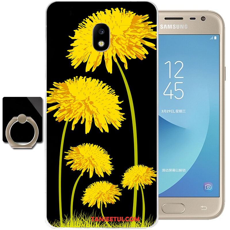 Etui Samsung Galaxy J3 2017 Anti-fall Przezroczysty Niebieski, Obudowa Samsung Galaxy J3 2017 Silikonowe Miękki Gwiazda