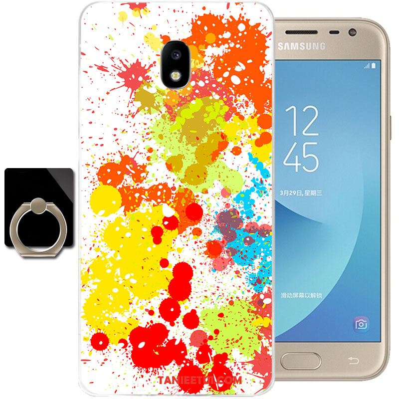 Etui Samsung Galaxy J3 2017 Anti-fall Przezroczysty Niebieski, Obudowa Samsung Galaxy J3 2017 Silikonowe Miękki Gwiazda