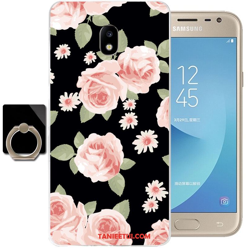 Etui Samsung Galaxy J3 2017 Anti-fall Przezroczysty Niebieski, Obudowa Samsung Galaxy J3 2017 Silikonowe Miękki Gwiazda