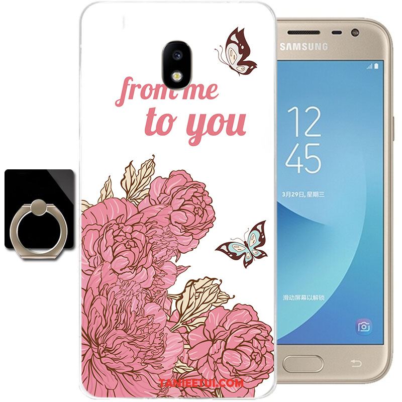 Etui Samsung Galaxy J3 2017 Anti-fall Przezroczysty Niebieski, Obudowa Samsung Galaxy J3 2017 Silikonowe Miękki Gwiazda