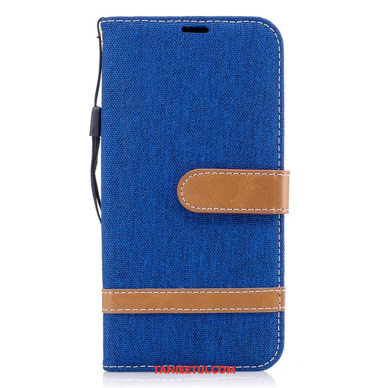 Etui Samsung Galaxy J3 2017 Denim Skórzany Futerał Klapa, Pokrowce Samsung Galaxy J3 2017 Gwiazda Telefon Komórkowy Ochraniacz