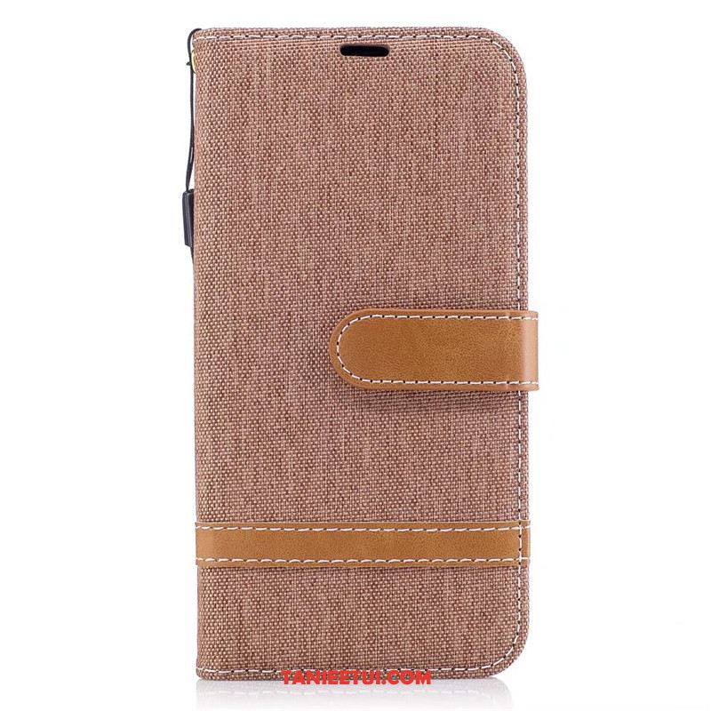 Etui Samsung Galaxy J3 2017 Denim Skórzany Futerał Klapa, Pokrowce Samsung Galaxy J3 2017 Gwiazda Telefon Komórkowy Ochraniacz