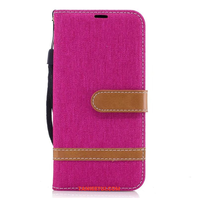 Etui Samsung Galaxy J3 2017 Denim Skórzany Futerał Klapa, Pokrowce Samsung Galaxy J3 2017 Gwiazda Telefon Komórkowy Ochraniacz