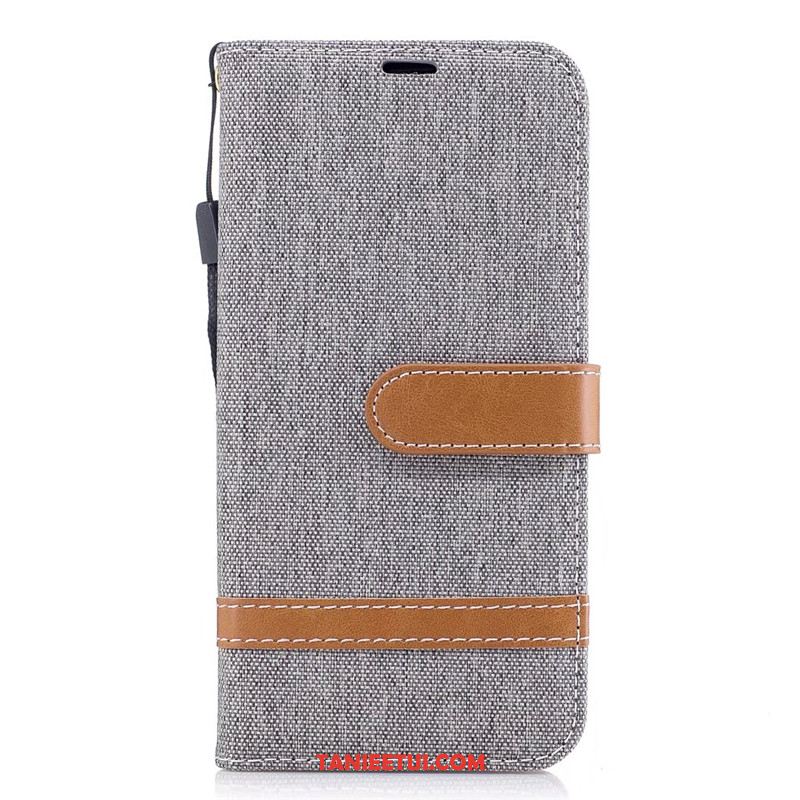 Etui Samsung Galaxy J3 2017 Denim Skórzany Futerał Klapa, Pokrowce Samsung Galaxy J3 2017 Gwiazda Telefon Komórkowy Ochraniacz