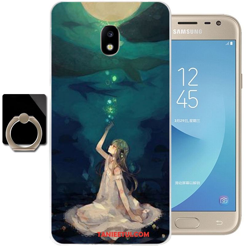 Etui Samsung Galaxy J3 2017 Gwiazda Miękki Ochraniacz, Obudowa Samsung Galaxy J3 2017 All Inclusive Silikonowe Zielony