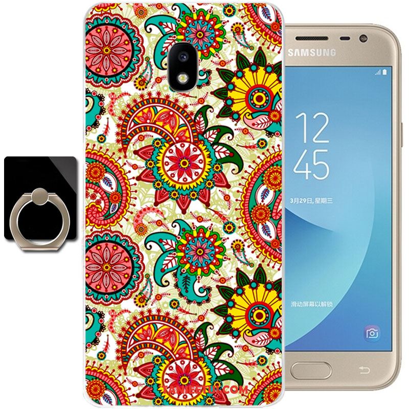 Etui Samsung Galaxy J3 2017 Gwiazda Miękki Ochraniacz, Obudowa Samsung Galaxy J3 2017 All Inclusive Silikonowe Zielony