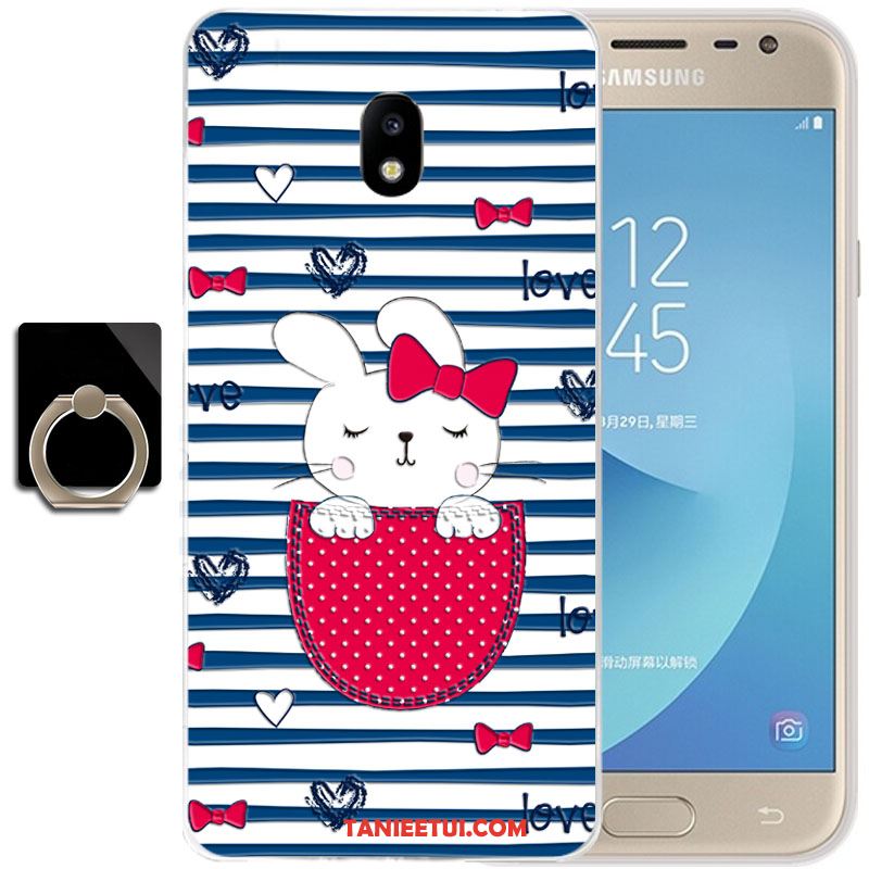 Etui Samsung Galaxy J3 2017 Niebieski Miękki Ochraniacz, Pokrowce Samsung Galaxy J3 2017 Silikonowe Telefon Komórkowy Anti-fall