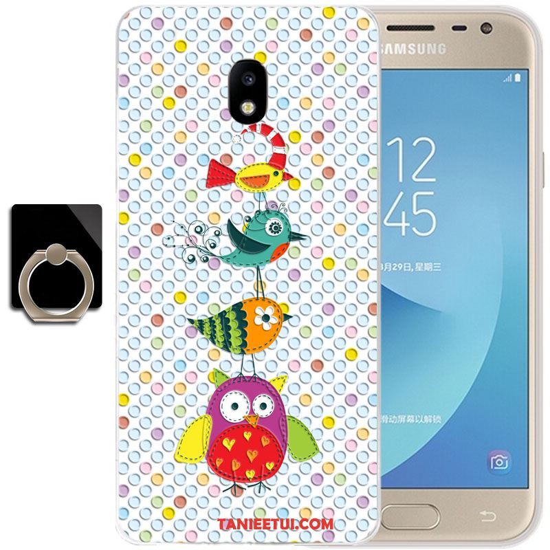 Etui Samsung Galaxy J3 2017 Niebieski Miękki Ochraniacz, Pokrowce Samsung Galaxy J3 2017 Silikonowe Telefon Komórkowy Anti-fall