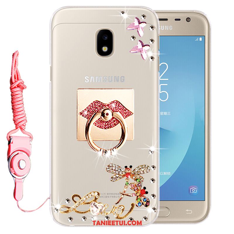 Etui Samsung Galaxy J3 2017 Ochraniacz Telefon Komórkowy Anti-fall, Futerał Samsung Galaxy J3 2017 Niebieski Silikonowe Miękki