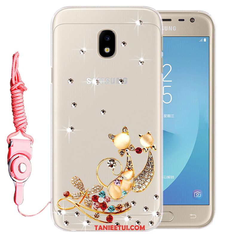 Etui Samsung Galaxy J3 2017 Ochraniacz Telefon Komórkowy Anti-fall, Futerał Samsung Galaxy J3 2017 Niebieski Silikonowe Miękki