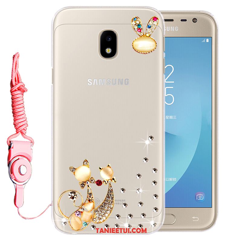 Etui Samsung Galaxy J3 2017 Ochraniacz Telefon Komórkowy Anti-fall, Futerał Samsung Galaxy J3 2017 Niebieski Silikonowe Miękki