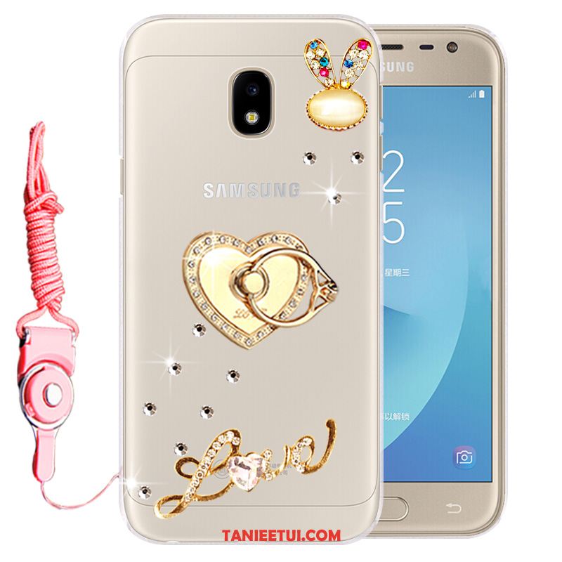 Etui Samsung Galaxy J3 2017 Ochraniacz Telefon Komórkowy Anti-fall, Futerał Samsung Galaxy J3 2017 Niebieski Silikonowe Miękki